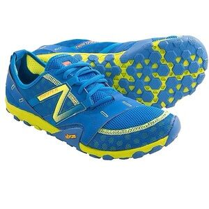 New Balance Men’s Minimus Trail MT10v2 Blue Vibram Barefoot Running Shoes in 10